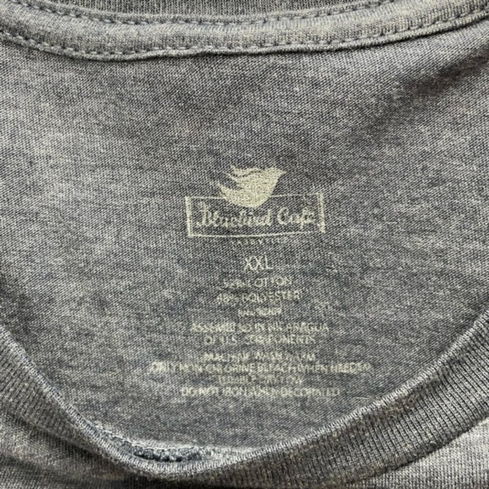 BLUEBIRD Cafe Womens Blue T-Shirt Size XXL Since 1982 Nashville TN - Picture 3 of 7